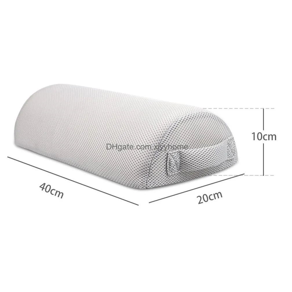 Pillow Epacket Footrest Pillow Under Desk For Office High Density Sponge Ergonomic Foot Rest Cushion9697606 Home Garden Home Textiles Dhnr4