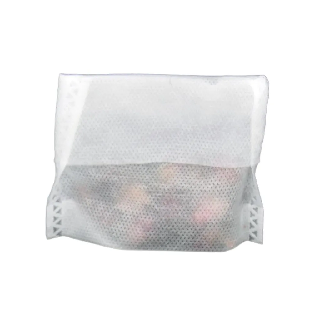 1000pcs 55 x60mm non-woven fabric filter bag opposite fold close empty tea bag creative small packing pounches suitable for storing