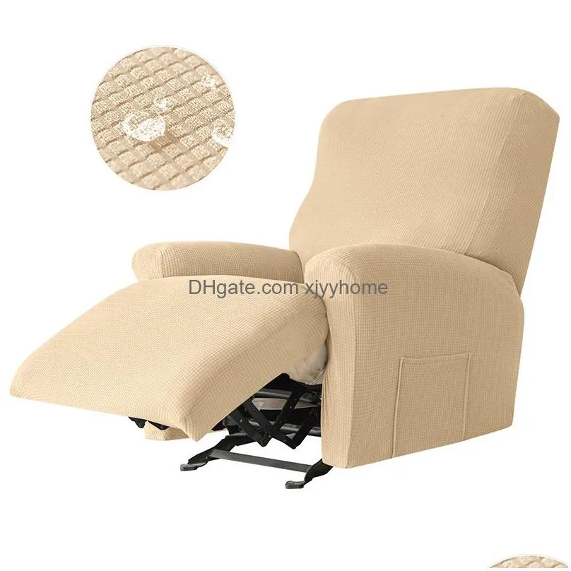 Chair Covers Chair Ers Waterproof Fabric Recliner Sofa Er High Quality 123 Seater Lazy Boy Stretch For Living Room8465441 Home Garden Dh0Yr