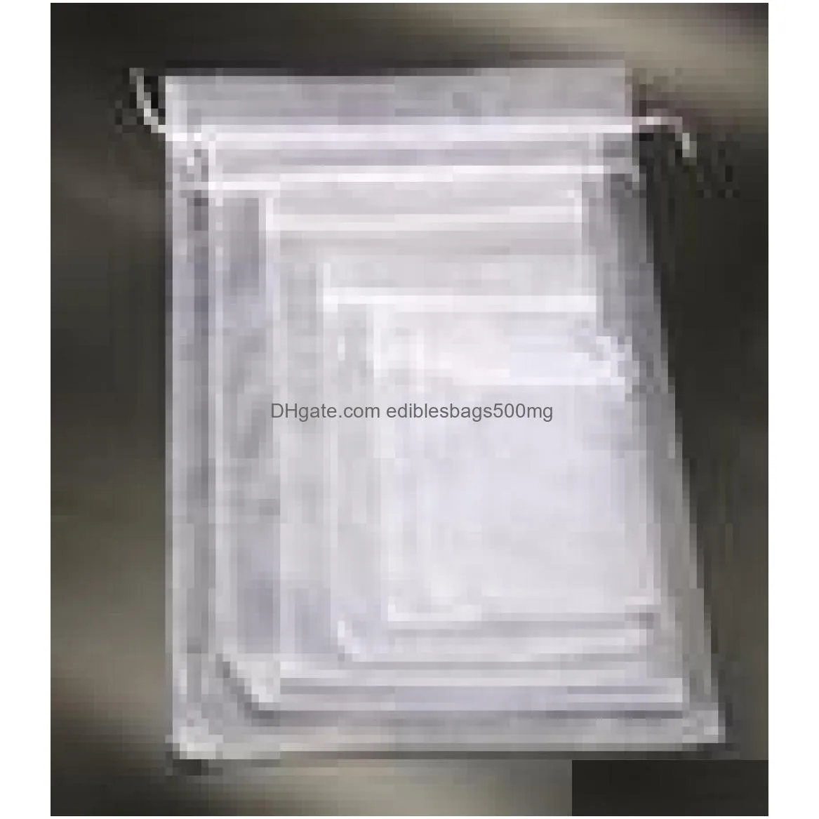 100pcslot sell 10 sizes white organza jewelry gift bags for wedding favorsbeadsjewelry all kinds of candy a0777629014