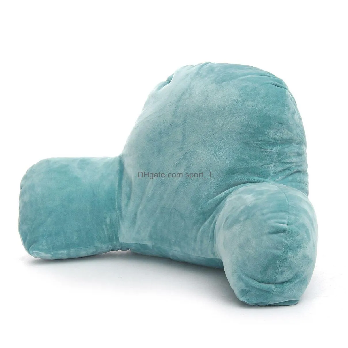 lounger lumbar rest back pillow cushion bed car office sofa support arm stable backrest bedside chair seat reading pillow