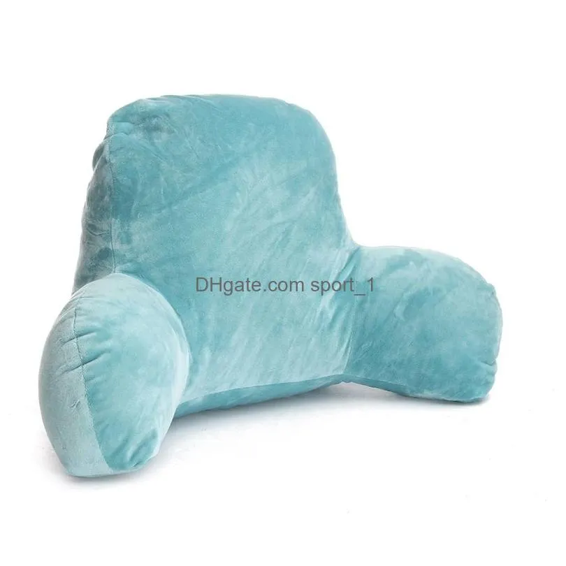 lounger lumbar rest back pillow cushion bed car office sofa support arm stable backrest bedside chair seat reading pillow