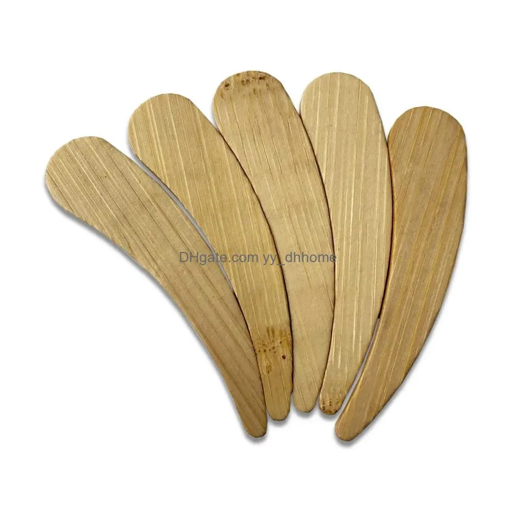 bamboo face cream spoon skin care beauty cosmetic spatula spoons eye creams stick cosmetic tool