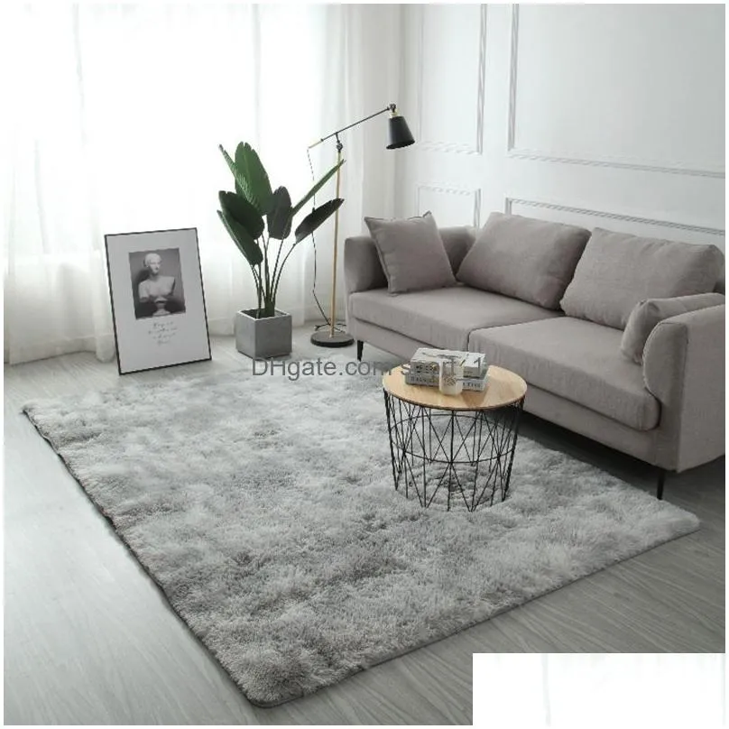 plush fur carpet livingroom soft shaggy carpets kids room hair rugs bedroom fluffy rug sofa coffee table floor velvet blanket