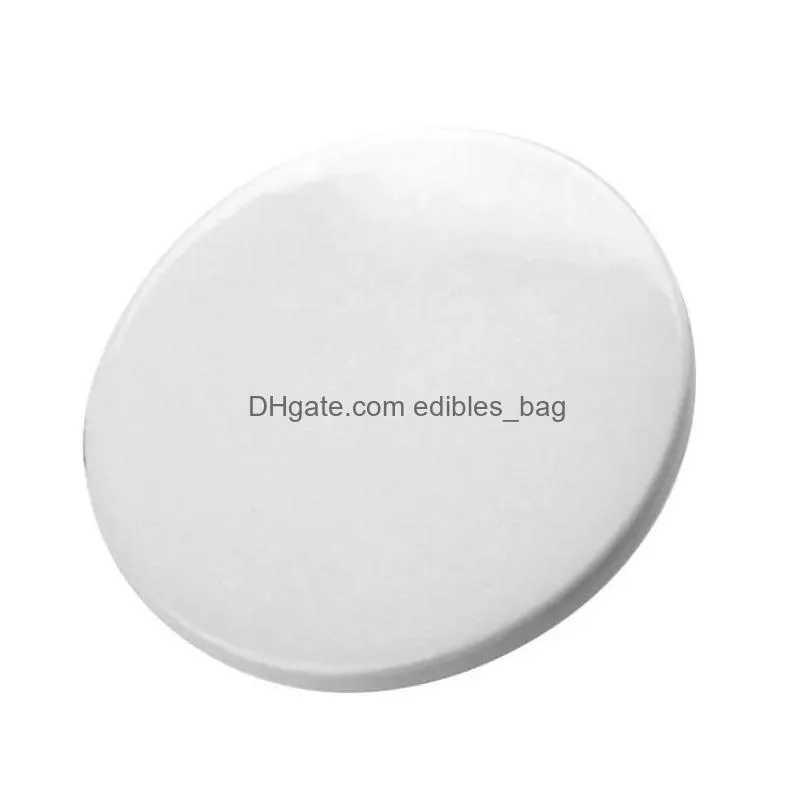 9cm sublimation blank ceramic coaster white ceramic coasters heat transfer printing custom cup mat pad thermal coasters