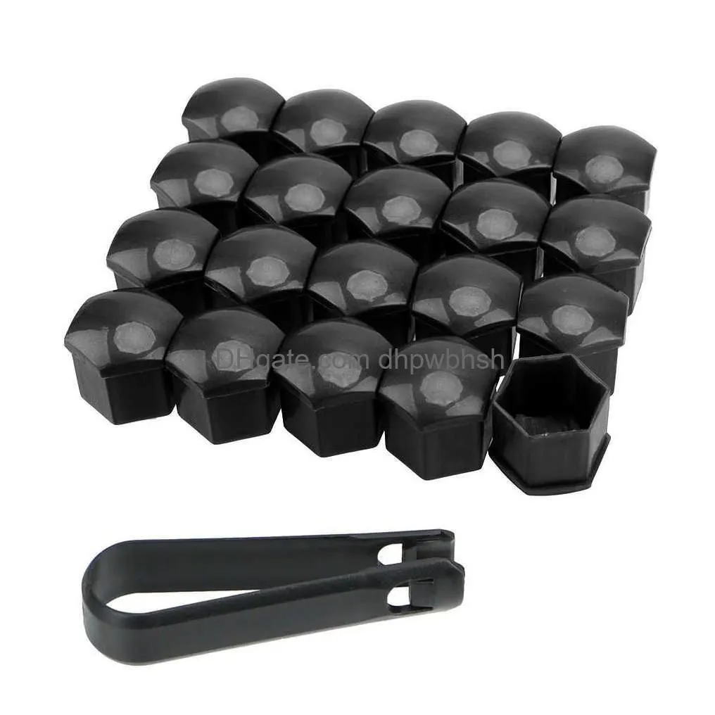  20pcs 17/19/21mm car wheel nut caps for ford ranger c-max s-max focus galaxy mondeo transit tourneo custom car accessories