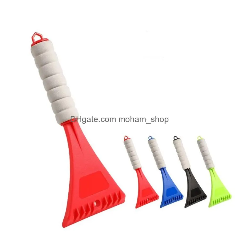 cleaning brushes snow cleaning tools in winter snowes scraperes for automobile windshield snows scraper eva sponge handle ice scrapers