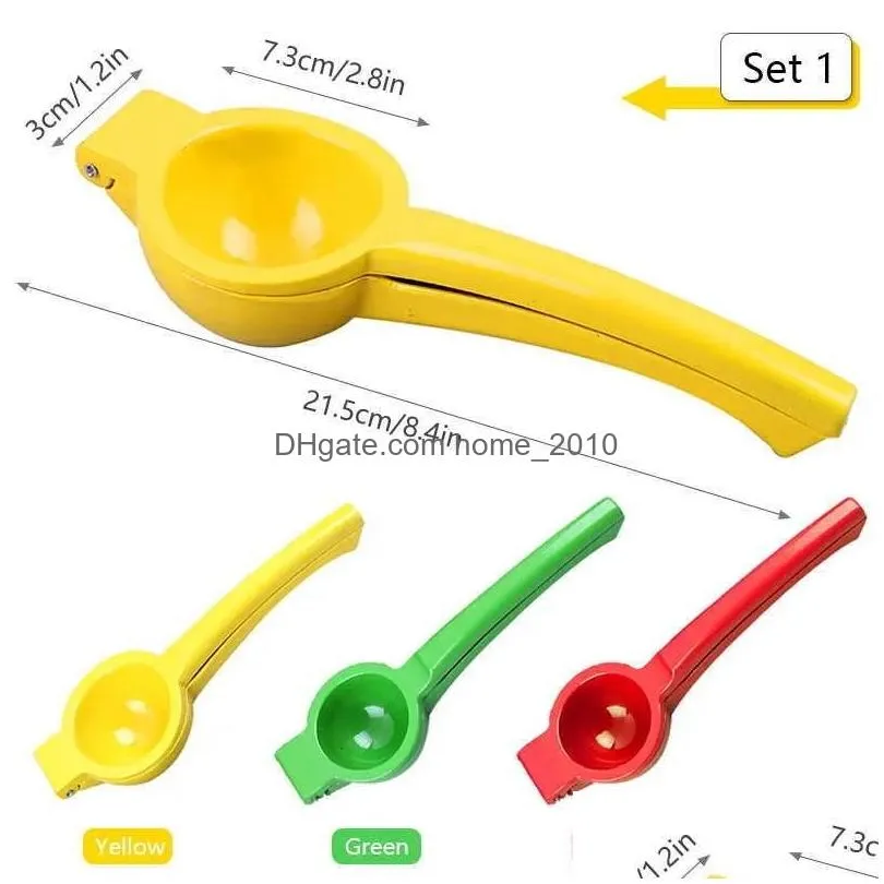  konco metal lemon lime squeezer stainless steel manual citrus press juicer hand press juicier  fruit tool kitchen tools