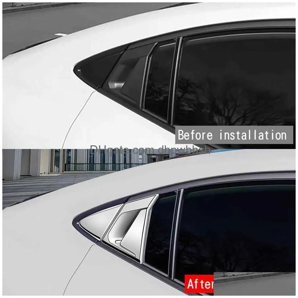  for  prius 60 series 2023 2024 abs black carbonfiber rear door handle bowl frame rear triangle trim external accessories