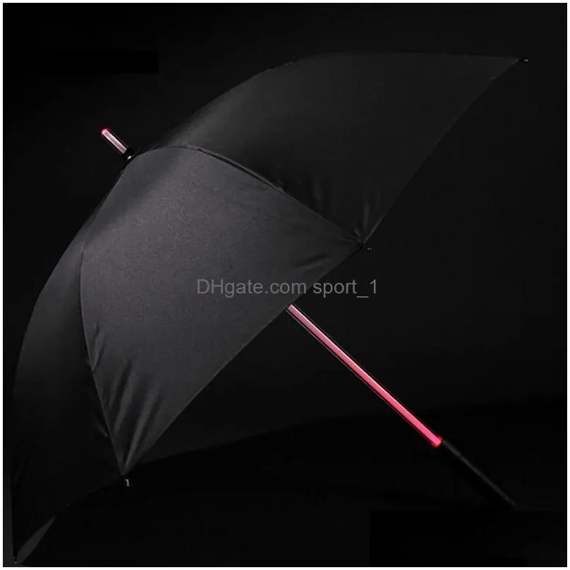 umbrellas led light saber up umbrella laser sword golf changing on the shaftbuilt in torch flash 20213691661