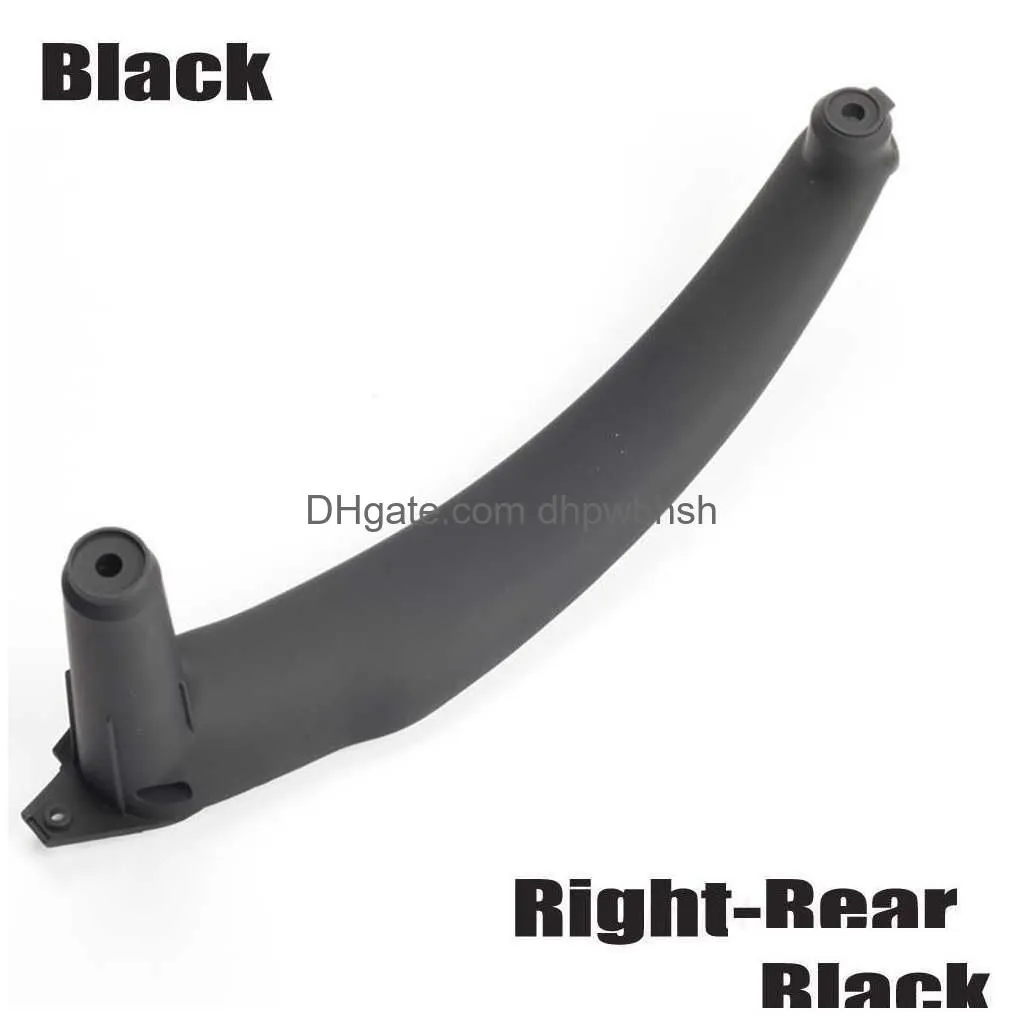  car right left inner door panel handle pull trim cover auto interior accessories for bmw e70 x5 e71 e72 x6 sav 2007-2013