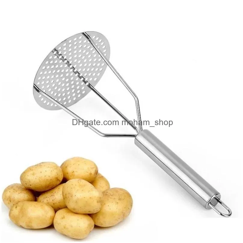 tools press potato masher rice puree juicer pusher smooth potatos masher fruit tool inventory wholesale