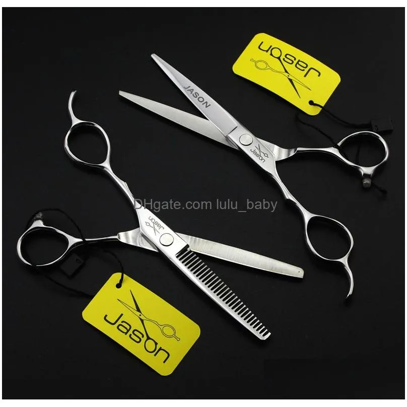 55quot 60quot jason left hand cutting scissors thinning shears professional hairdressing scissors kit jp440c lefthanded bar8417445