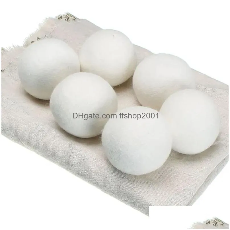 wool dryer balls 6cm 7cm premium laundry products reusable softener washing drying ball household washer felt wools ball