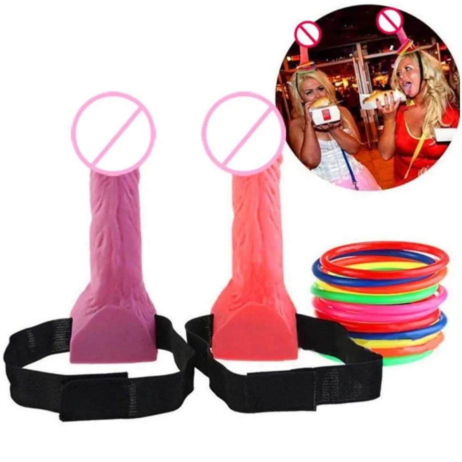 Other Festive & Party Supplies Bachelorette Party Supplies Penis Toss Dick Heads Bride To Be Hen Night Ring Game Bridal Shower Fun Toy Dhic9