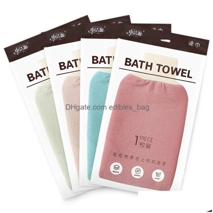 bathing towel mud and ash wiping shower cloth back rubbing gloves household back rubbing shower gloves