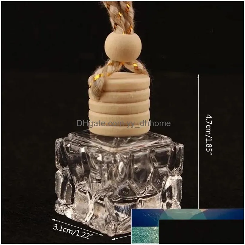 stock car perfume bottle home diffusers pendant perfume ornament air freshener for  oils fragrance empty glass bottles