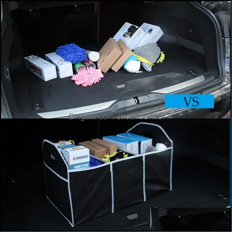 Car Organizer Car Trunk Storage Bag Organizer Box Large Capacity Tidying Emergency Automobiles Motorcycles Interior Accessories Stowin Dhbpi