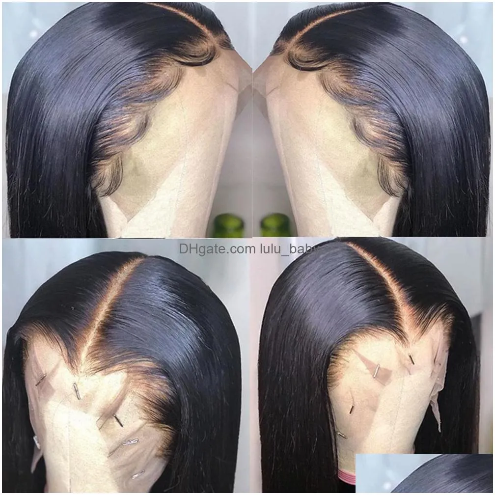 2020 selling brazilian 44 134 360 lace frontal wig lace front human hair wigs baby hair women45319973341353