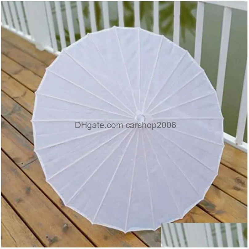 chinese colored umbrella white pink parasols china traditional dance color parasol japanese silk wedding props6559729