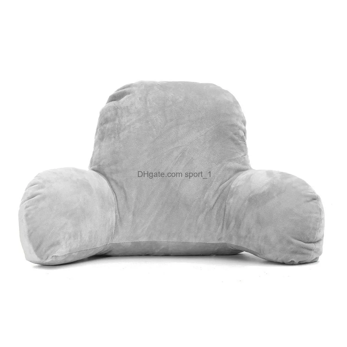 lounger lumbar rest back pillow cushion bed car office sofa support arm stable backrest bedside chair seat reading pillow