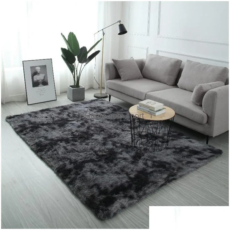 plush fur carpet livingroom soft shaggy carpets kids room hair rugs bedroom fluffy rug sofa coffee table floor velvet blanket