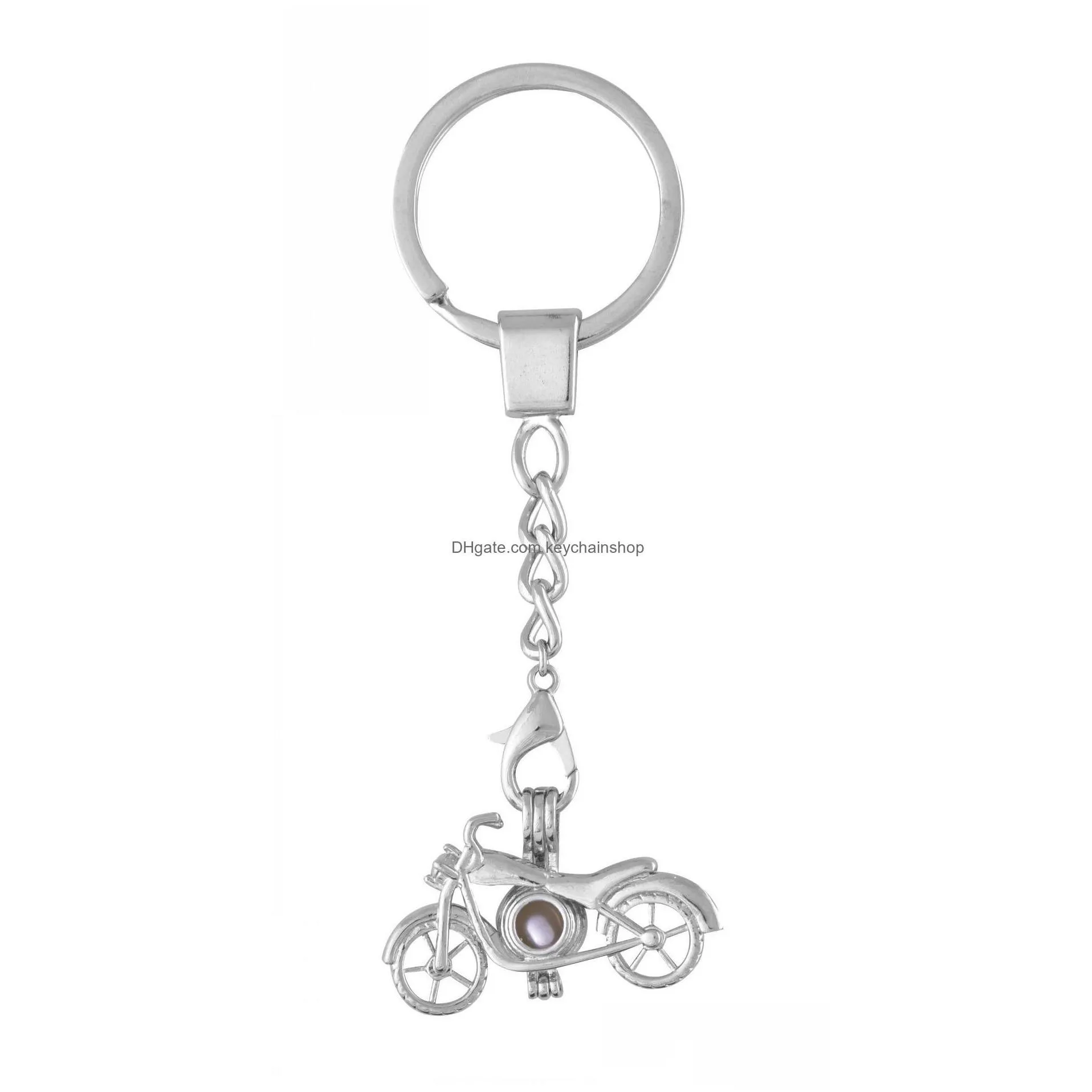 key rings valentines day fashion gift cage chain sier locket love wish pearl lovely dacing  drop delivery jewelry dhfpj