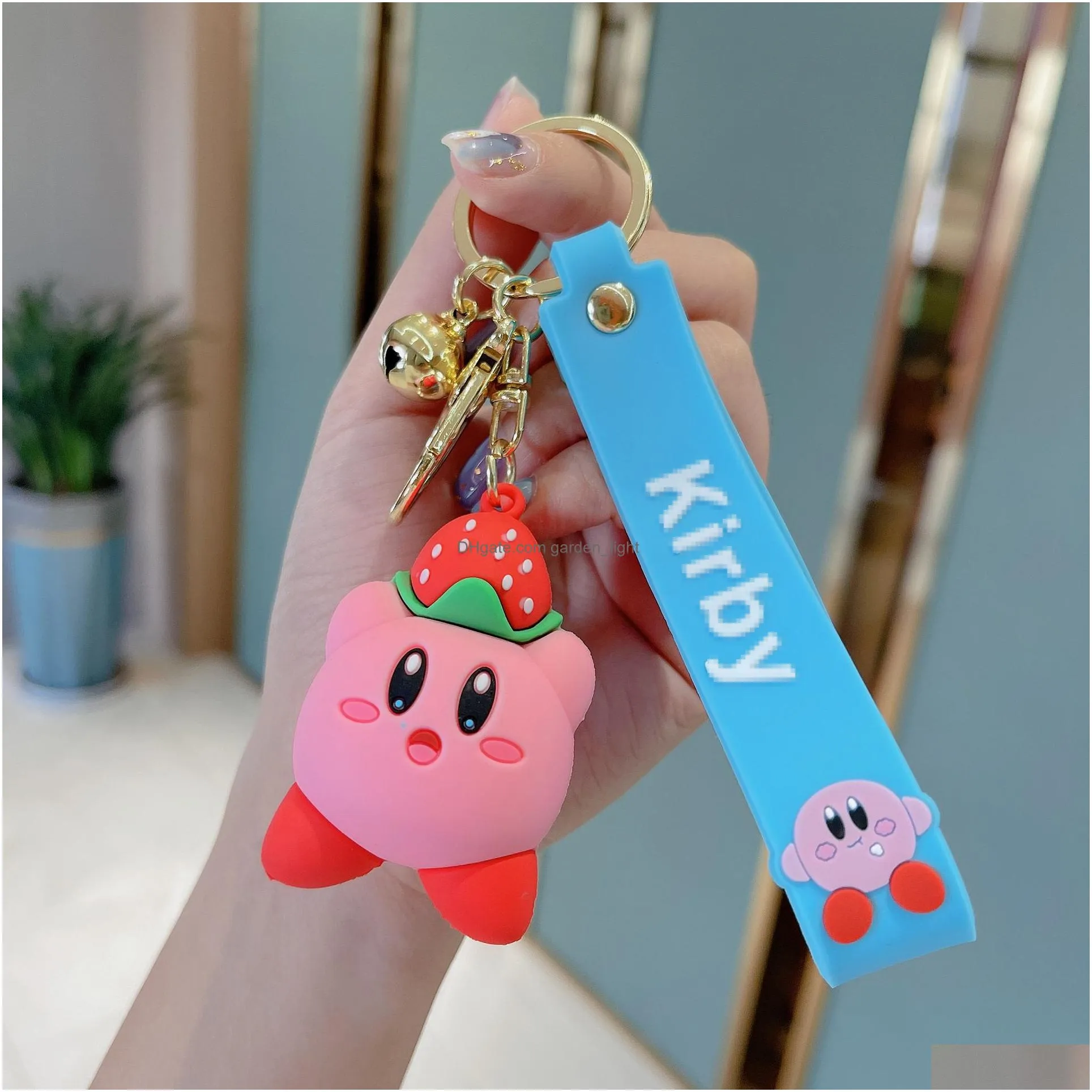 cute cartoon keychain wholesale small gift pendants adhesive drop pvc three-dimensional figurines