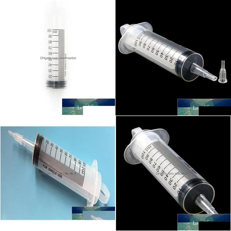 100ml reusable big large hydroponics plastic nutrient sterile health measuring syringe tools factory price expert design quality latest style original