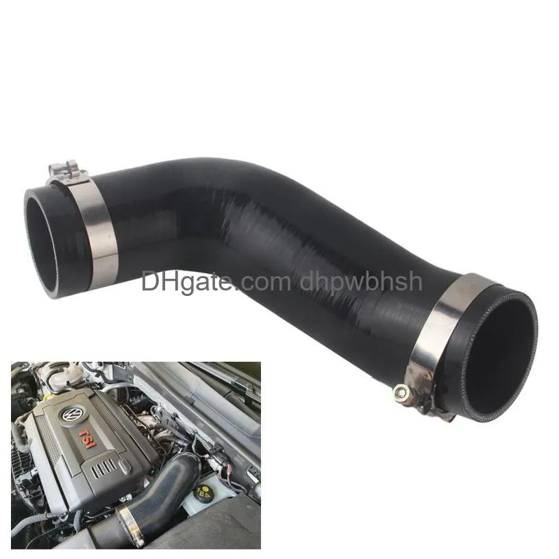 silicone intake hose turbo inlet elbow pipe muffler delete for vw golf mk7 r audi v8 mk3 a3 s3 tt 2.0t 2014add