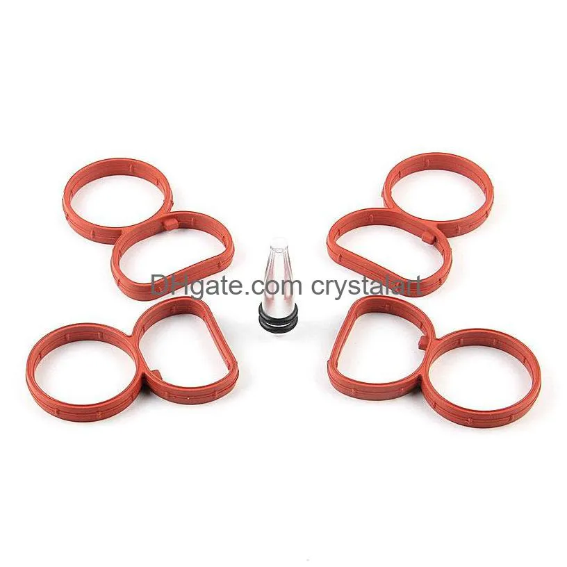Car Swirl Flap Plug With Manifold Gaskets For E60 E92 2.0T N47 Diesel Engines Accessories