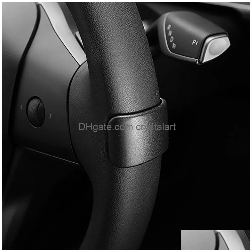 360 Degree Car Pilot Assistance Fsd Steering Wheel Booster Counterweight Ring For Tesla Model 3 Y