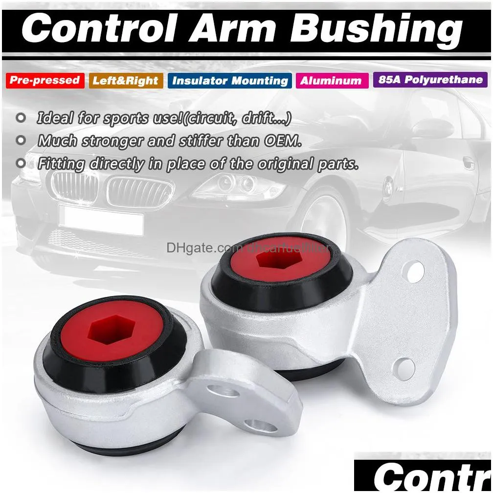 front control arm bushings for bmw e46 e85 325i 330i z4 99-06 pqy-cab16