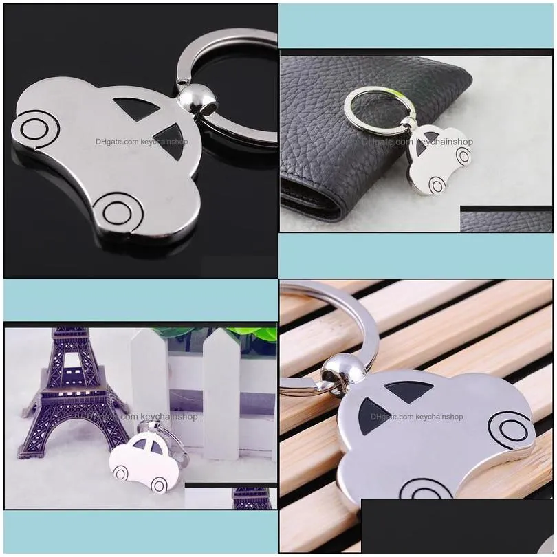 keychains fashion aessories metal key ring vintage car shaped vehicle keychain keyring keyfob pendant decoration creative gift drop