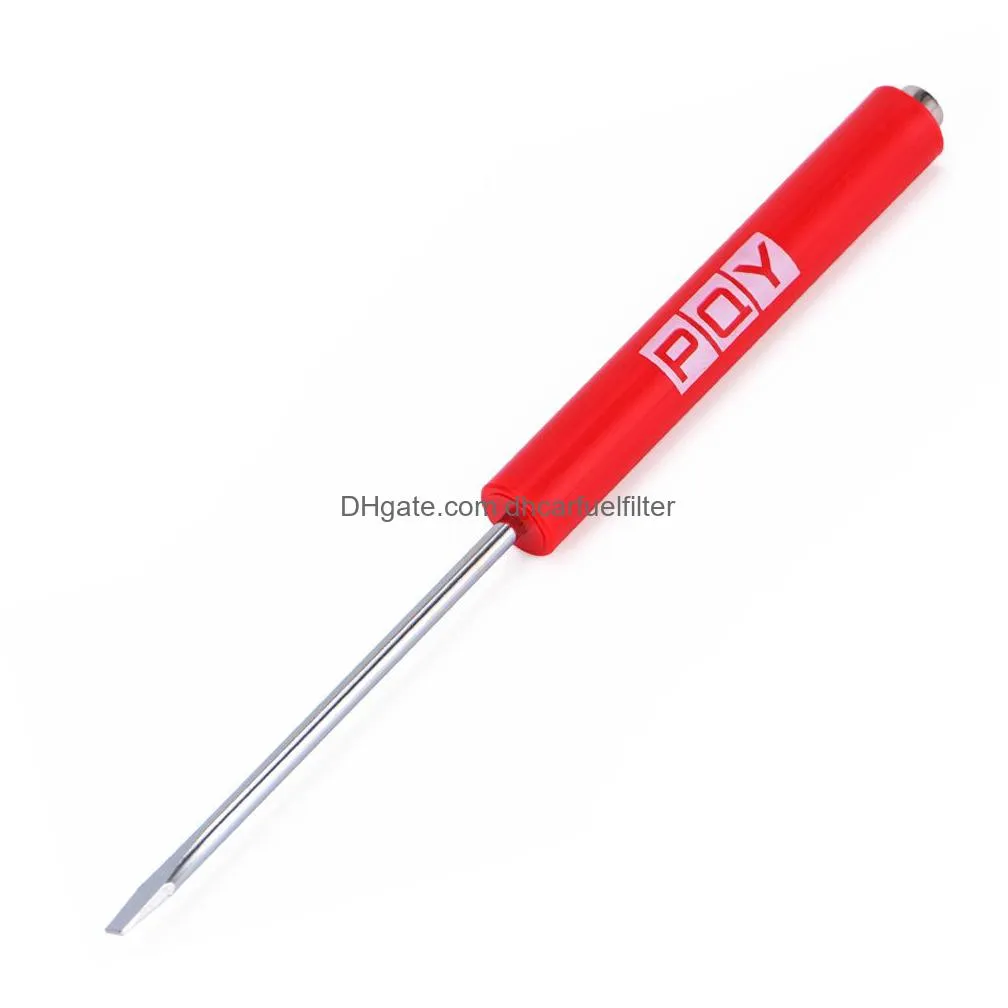 5pcs mini tops and pocket clips pocket screwdriver strong magnetic slotted screwdriver gj001-qy