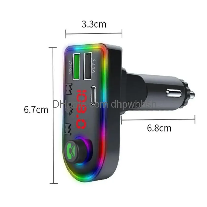 car mp3 bluetooth player with lossless sound quality car f7/f8 bluetooth hands car  fm transmitter