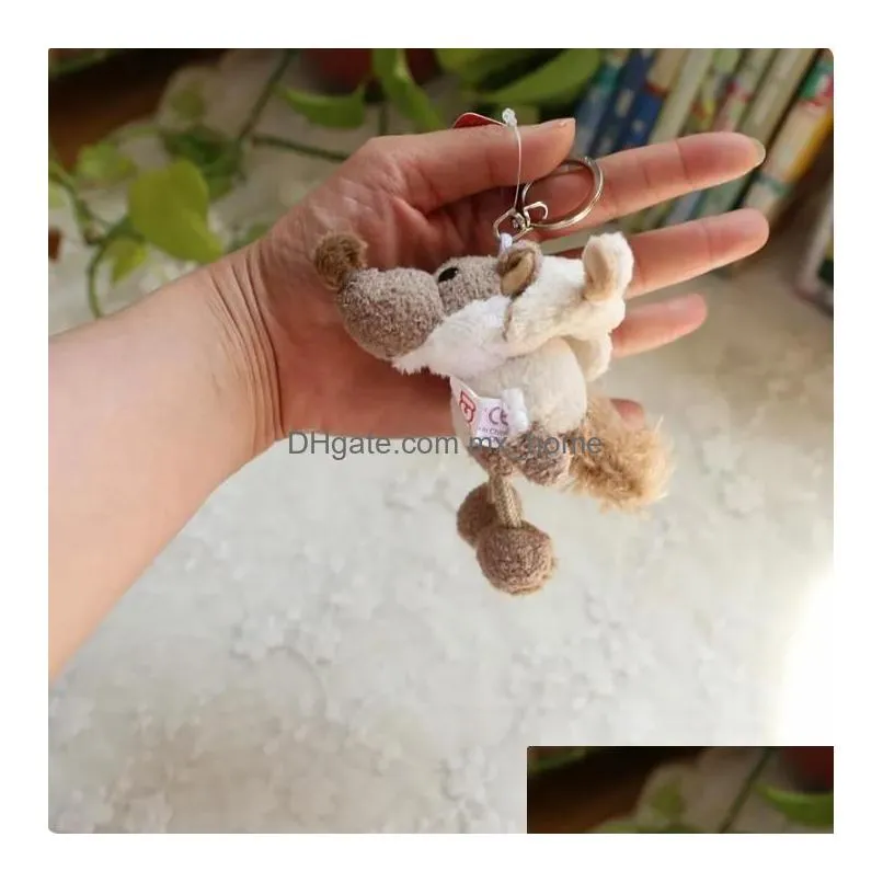  cute wolf sweater in sheeps clothing pendant fashione keychain creative soft plush doll birthday christmase gift