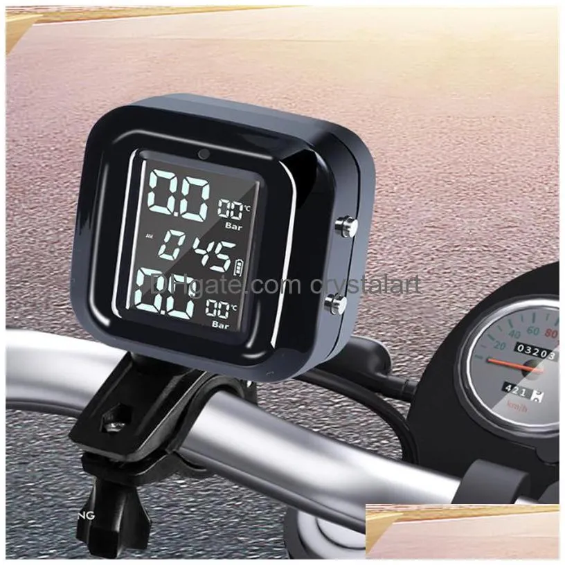 Motorcycle Tire Pressure Monitoring System Tpms Electric Vehicle 2-Wheel Detection