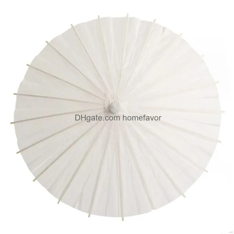 100pcs white bamboo paper umbrella parasol dancing wedding bridal party decor bridal wedding parasols white paper umbrellas