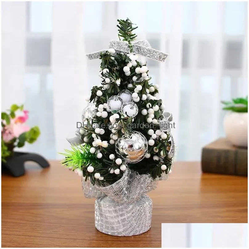 christmas tree 20cm mini christmas decoration tree christmas day mall decoration desktop decoration small tree