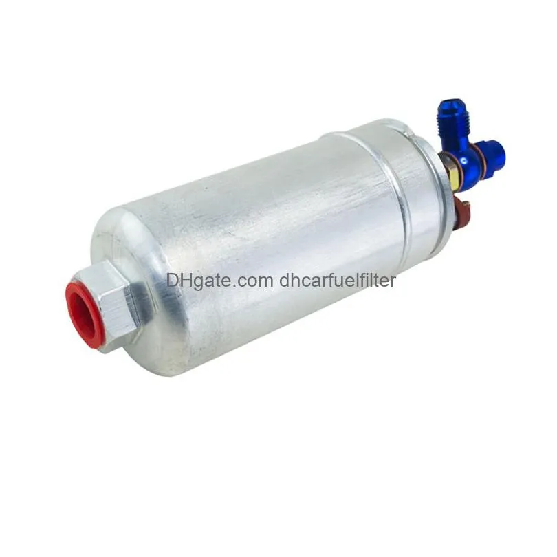 racing - top quality external fuel pump 044 oem0580 254 044 poulor 300lph add adapter fitting pqy-fpb044addfk045baddfk047b