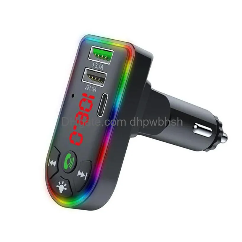 car mp3 bluetooth player with lossless sound quality car f7/f8 bluetooth hands car  fm transmitter
