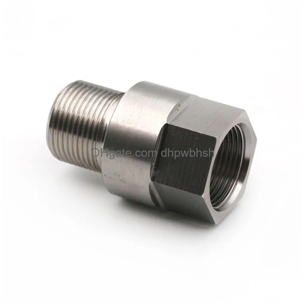 m16x1l female to 5/8-24 male fuel filter adapter stainless steel thread adapter solvent trap threads changer ss screw converter