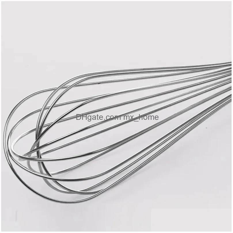 stainless steel balloon wire mixer mixing mixer egg beater durable 4 sizes 8 inches/10 inches/12 inches/14 inches handheld