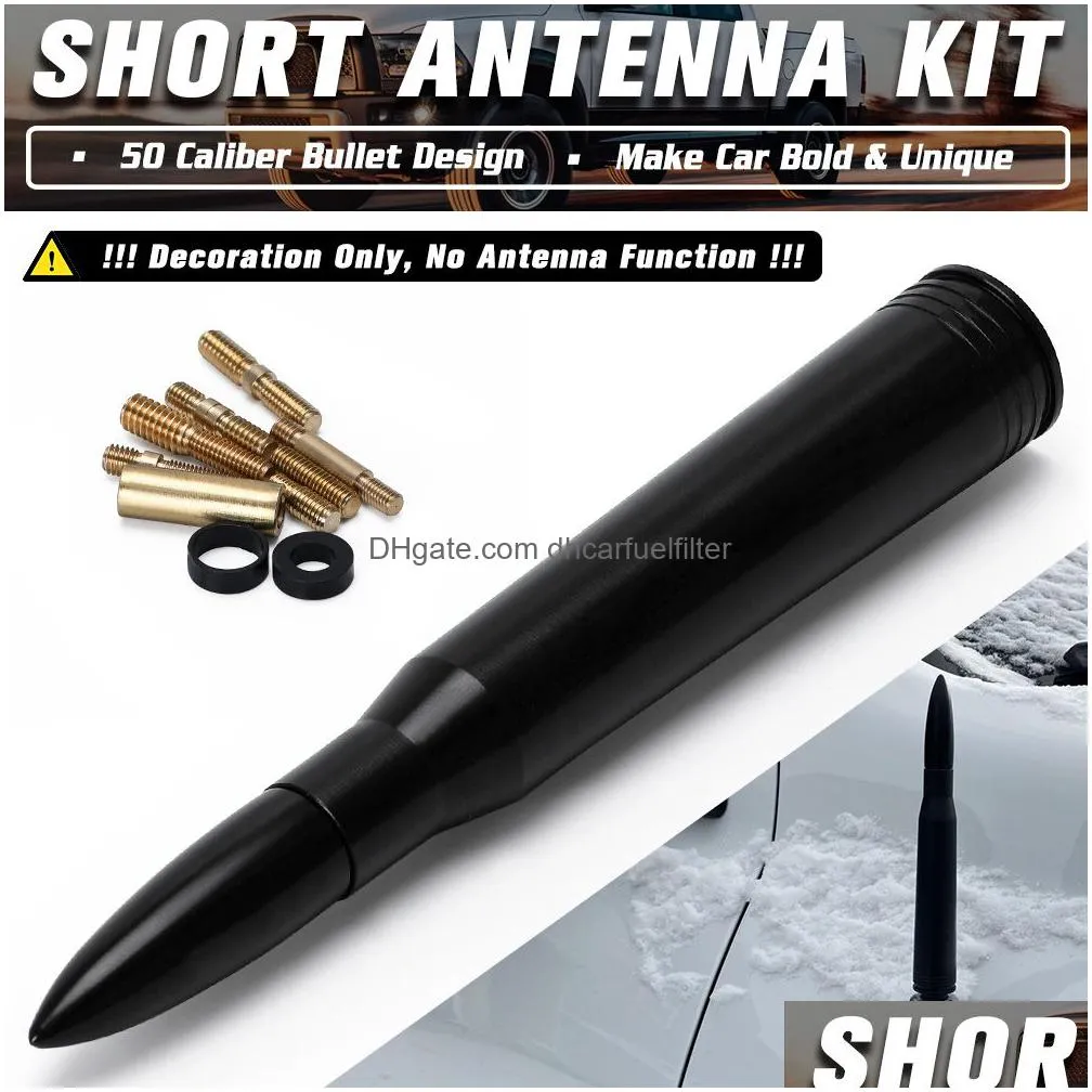 short bullet antenna radio antenna kit for ford 10-19 f150 f-150 raptor/king ranch/lariat/platinum/xl/xlt/fx2/fx4/stx/svt tremor