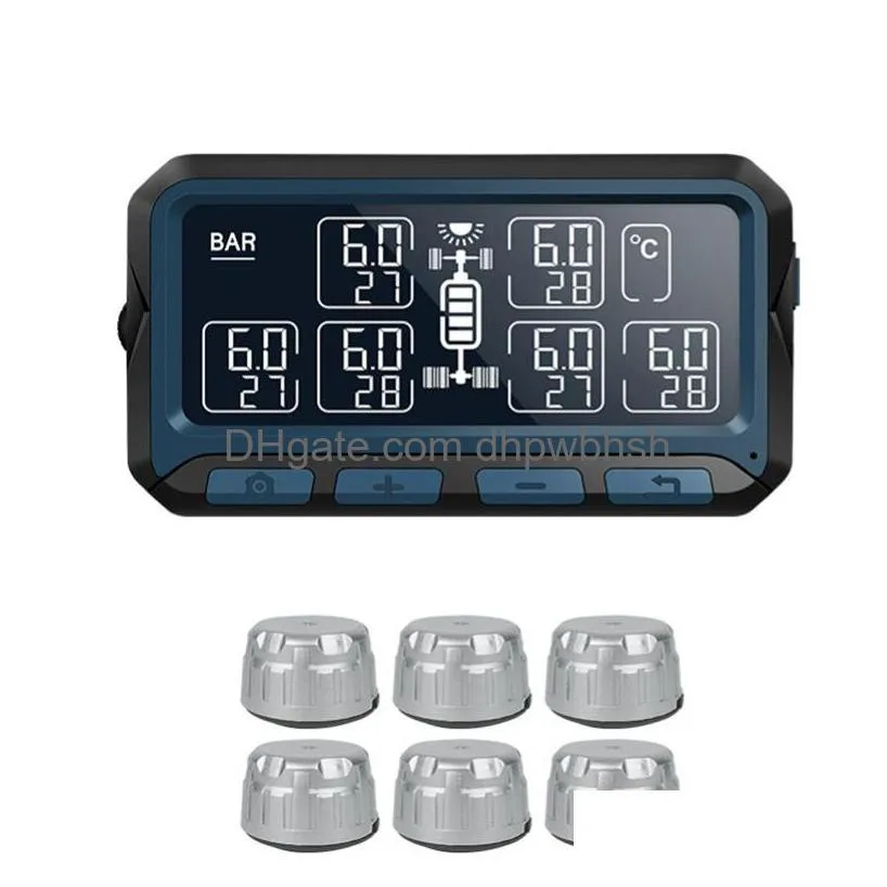 careud 550susb line solar dual power wireless tire pressure monitoring system tpms