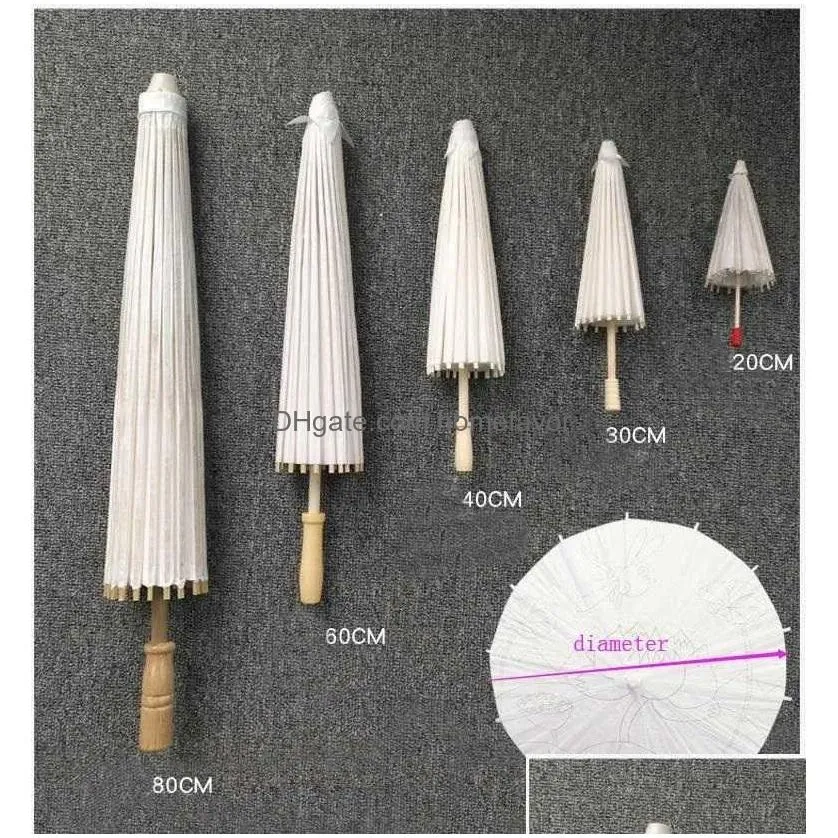 oil chinese paper umbrellas bridal wedding parasols umbrella retro dance prop ceaft oilpaper 4 size umbrellas simple