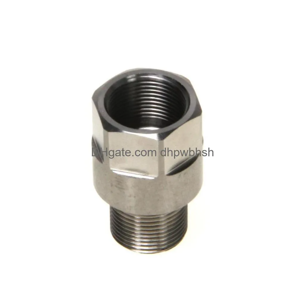 m16 x 1 to 5/8-24 thread adapter fuel filter stainless steel m16x1 ss solvent trap adapter for napa 4003 wix 24003 m16x1r 5/8x24