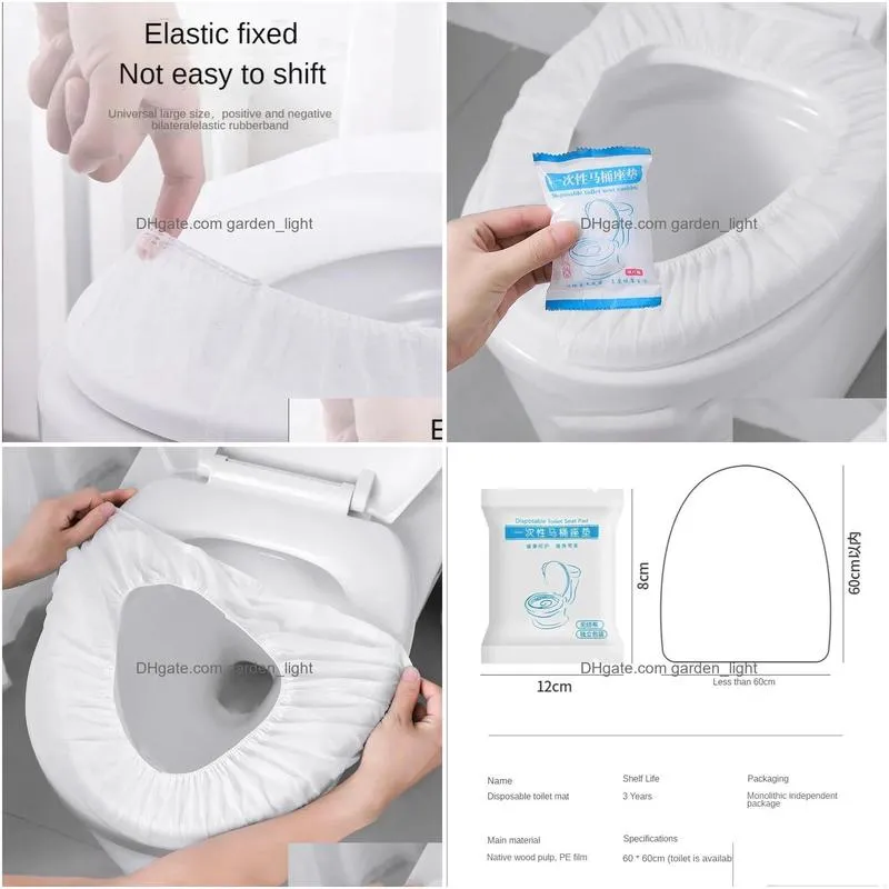 sublimation disposable toilet mats non-woven toilets papers waterproof automatic el toiletes cover boutique maternity toilet mat