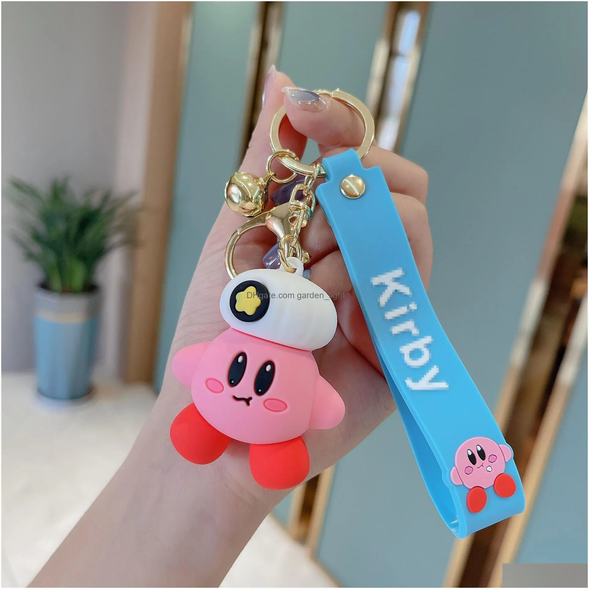 cute cartoon keychain wholesale small gift pendants adhesive drop pvc three-dimensional figurines